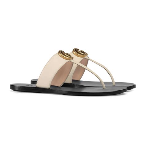 gucci white sandal|white Gucci sandals women's.